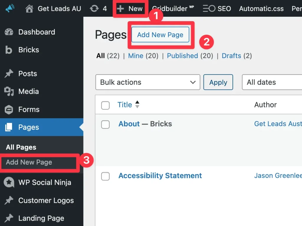 Create accessibility statement