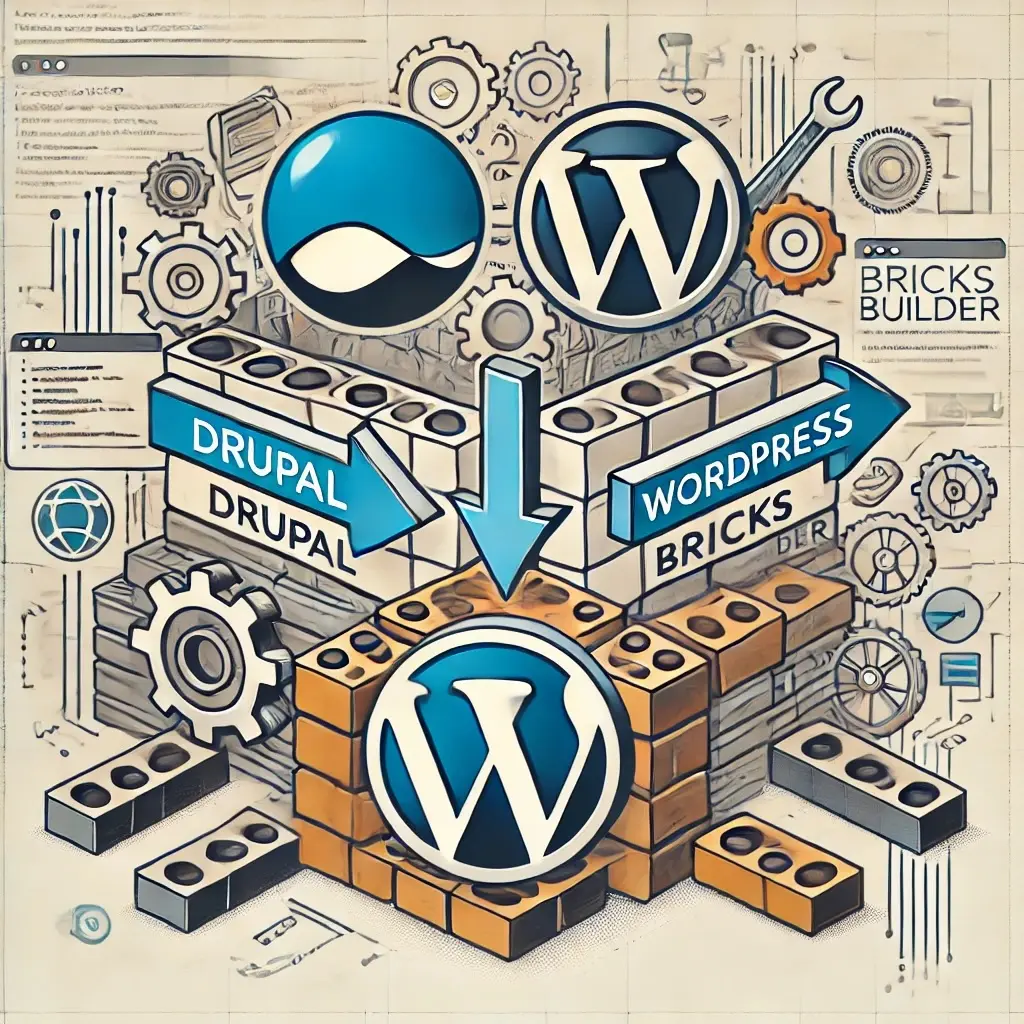 Rebuild your site from Drupal to WordPress